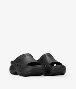 Bosanova Tongs | Sandales Plateformes | Sandales en caoutchouc noir