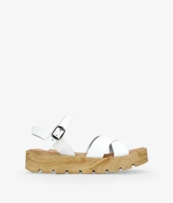 Bosanova Chaussures En Cuir | Sandales en cuir blanc