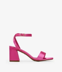 Bosanova Sandales À Talons | Chaussures De Fête | Sandales en satin rose