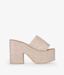 Bosanova Sandales Spartiates | Sandales À Talons | Sandales espadrilles à plateforme et talon XXL