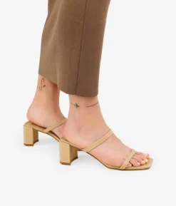 Bosanova Sandales À Talons | Chaussures De Fête | Sandales marron à talon