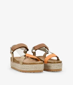 Bosanova Sandales Spartiates | Sandales De Sport | Sandales multicolores à plateforme en sparte