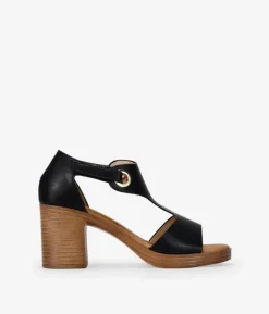 Bosanova Sandales À Talons | Sandales noires à talon