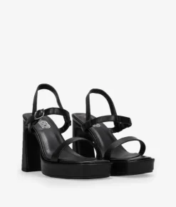 Bosanova Sandales À Talons | Chaussures De Fête | Sandales noires à talon