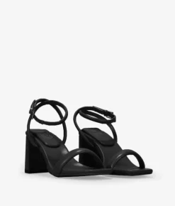 Bosanova Sandales À Talons | Chaussures De Fête | Sandales noires à talon