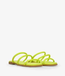 Bosanova Sandales Plates | Sandales plates citron vert
