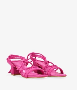 Bosanova Sandales À Talons | Chaussures De Fête | Sandales roses à talon large