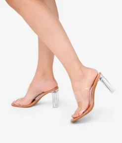 Bosanova Sandales À Talons | Chaussures De Fête | Sandales transparentes en vinyle à talons hauts