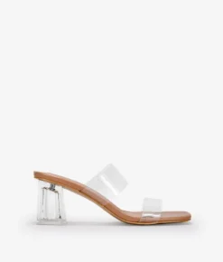 Bosanova Sandales À Talons | Chaussures De Fête | Sandales transparentes en vinyle à talons hauts