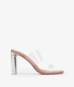 Bosanova Sandales À Talons | Chaussures De Fête | Sandales transparentes en vinyle à talons hauts
