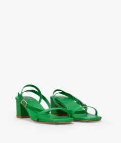 Bosanova Sandales À Talons | Chaussures De Fête | Sandales vertes à talon