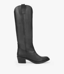 Bosanova Bottes Cowboy | Bottes Hautes | Santiags en cuir noir
